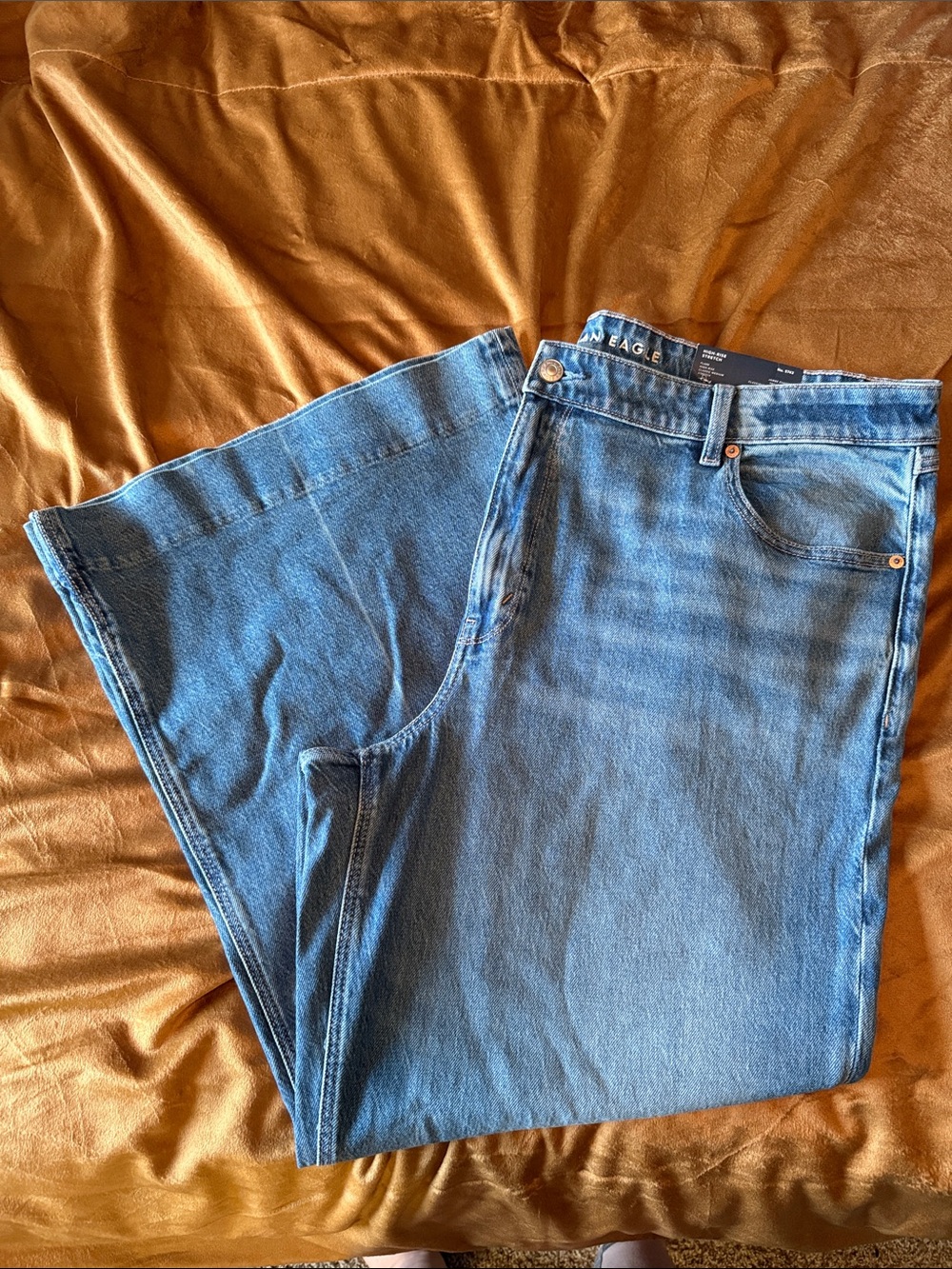 American Eagle Outfitters Women’s Light Blue Flare Jeans